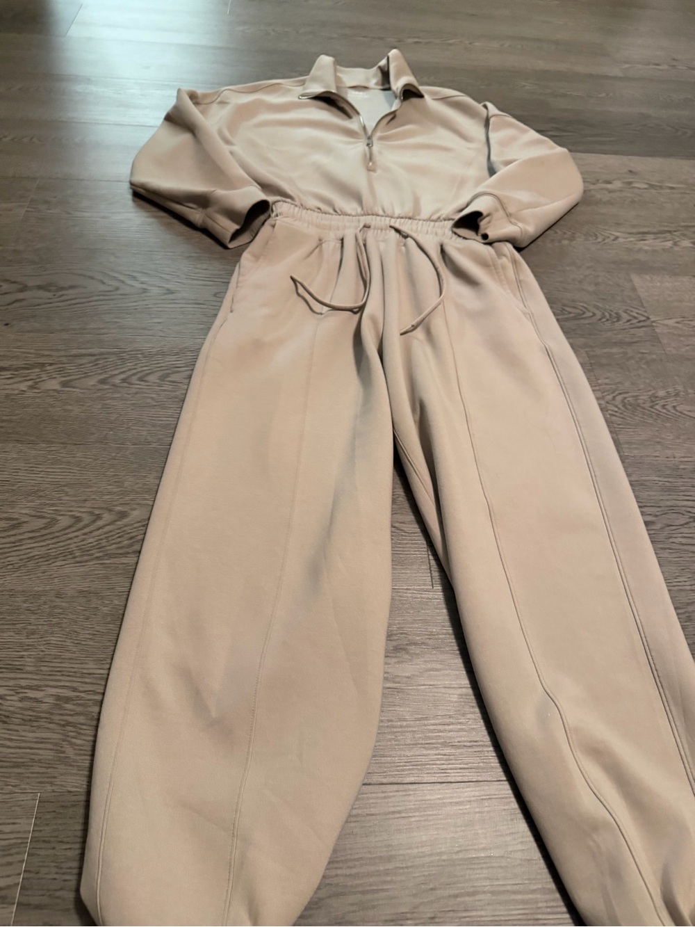 Women’s Taupe jumpsuit - Picture 3 of 5